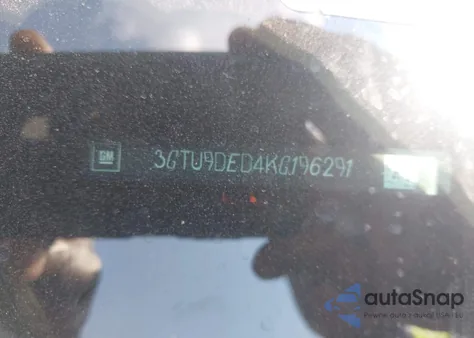 2019 GMC Sierra 1500 Slt из США, поврежденный, VIN 3GTU9DED4KG196291